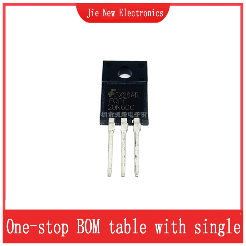 10PCS FQPF20N60C FQPF20N60 20N60 TO-220F 600V 20A MOSFET new original In Stock