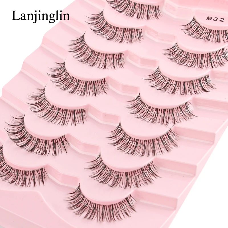 5/7/ pairs Faux 3D Mink Lashes Fluffy Natural False Eyelashes Makeup Tools Eyelash Extension Fake Lashes Makeup Faux Cils
