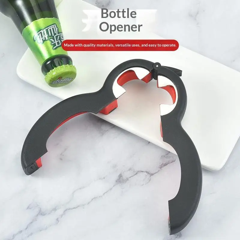 6 In 1 Bottle Opener Jar Lid Jar Opener Can Opener For Seniors With Arthritis Helping Hand Jar Opener For Weak Hands Easy Opene