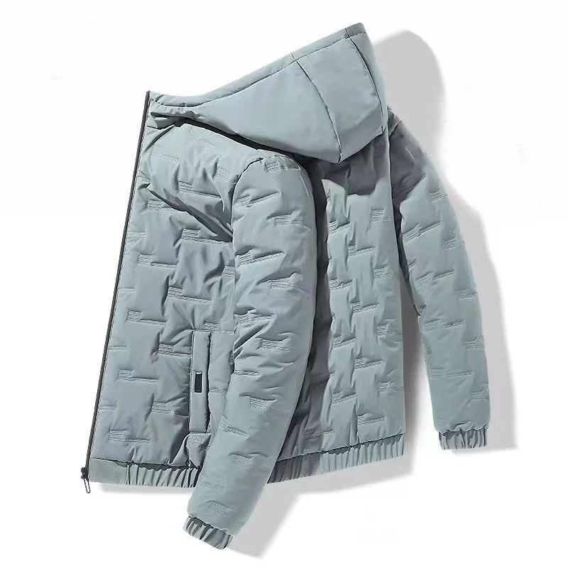 Nieuwe 2023 Winter Mannen Jas Kapmantel Katoen Parka Mannelijke Waterdichte Streewear Mannen Warme Kleding Effen Kleur Maat 4XL 5XL