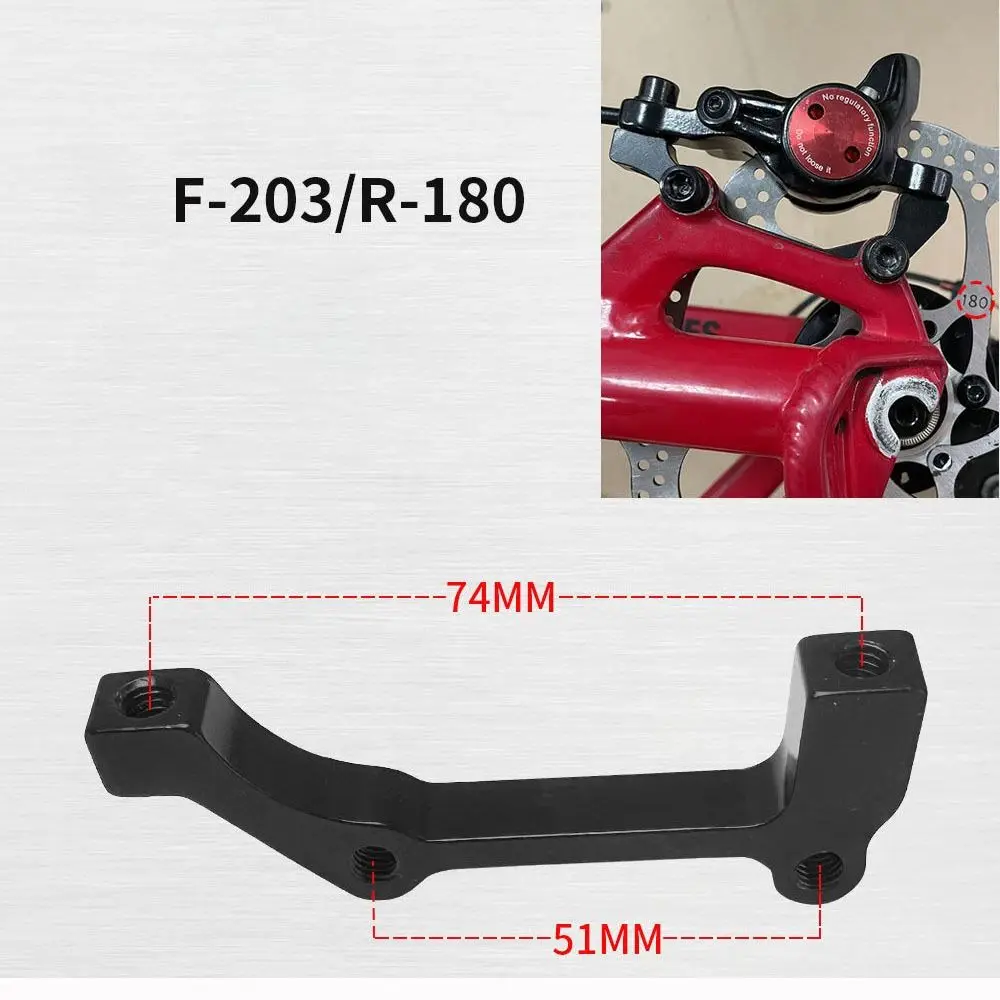 Black Disc Brake Mount Adapter Bicycle Accessories Mountain Bike PM/IS Converter Ultralight Rotor a/B Pillar Exchange Bracket