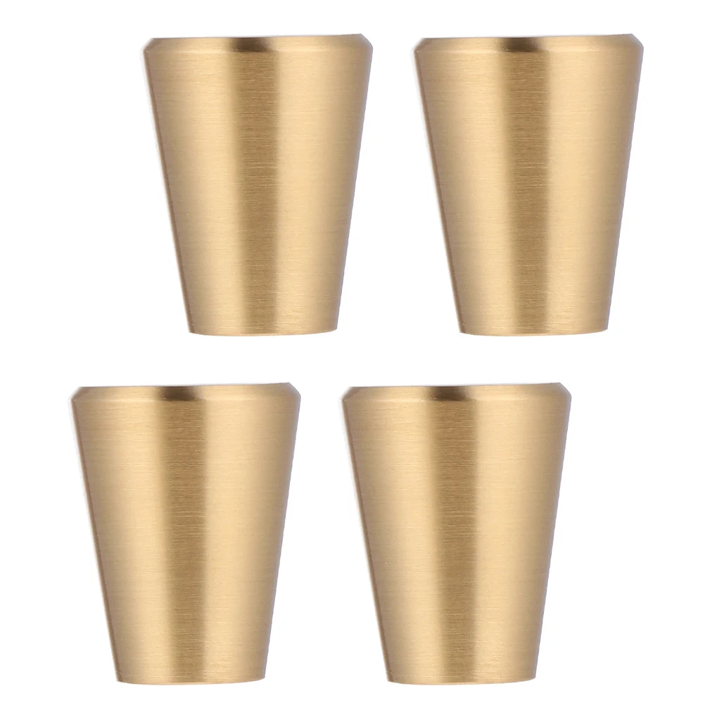 

4 Pcs Copper Pull H les Golden Drawer Knobs Single Hole Wardrobe Door Cabinet Furniture Hardware Accessories Style
