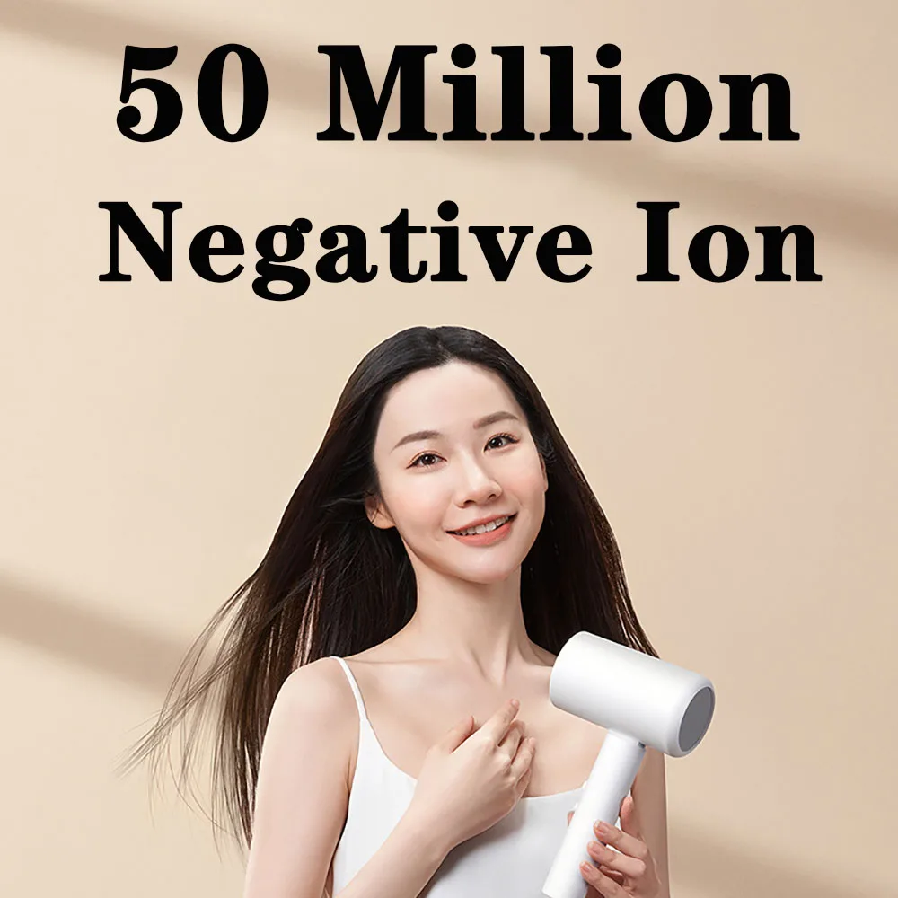 H101 مجفف الشعر مقبض قابل للطي الرياح القوية أنيون منفاخ قوي الرياح الساخنة والباردة 1600 واط مجفف للنفخ للسفر فندق 2 التروس