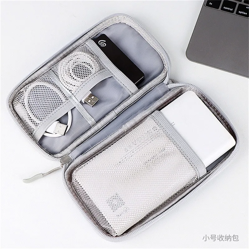 NEW Travel Organizer Bag Cable Storage Organizers Pouch Carry Case Portable Waterproof Single Layers Storage Bags For Cable Cord