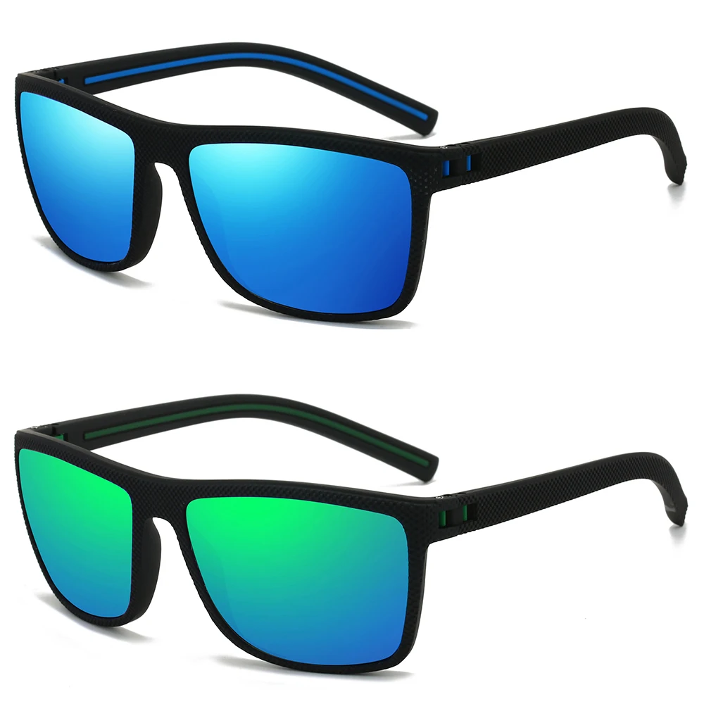 1/2PCS Zonnebril Heren Gepolariseerde Dames UV400 Zonnebril Visbril Outdoor Sportbrillen