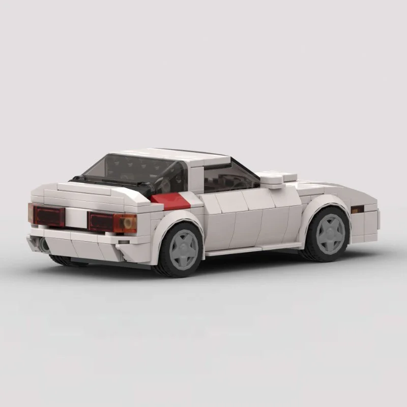 시티카 모델 MOC 빌딩 블록 RX-7 로터리 엔진 스포츠카 모듈형 기술 어린이 휴일 선물 조립 장난감 세트