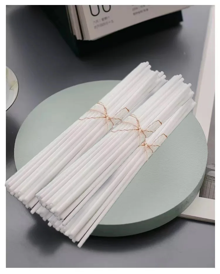 

1000PCS 4MM XL22/24/25/30CM Home Fragrance White Fiber Sticks for Essential Oil Diffuser ,Reed Diffuser Decorative accessories