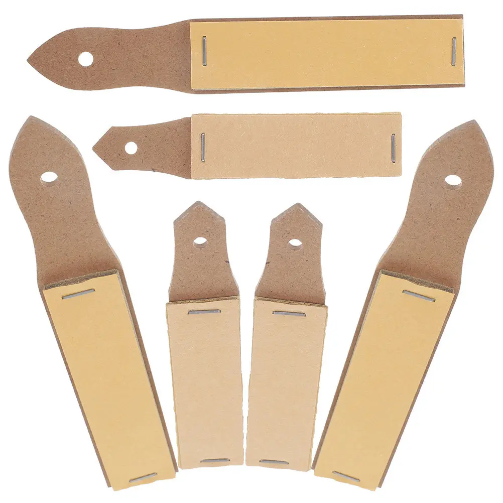 6Pcs Pencil Sandpaper Sharpener Ergonomic Handle with Hanging Hole Safe Pencil Tip Polishing Tool for Drawing Supplies Sketch