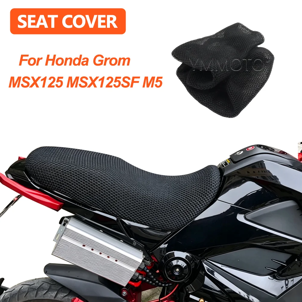 

Чехол на сиденье мотоцикла для Honda Grom MSX125 MSX 125 MSX125SF MSX 125SF M5, пылезащитный, противоскользящий, защитный чехол-подушка
