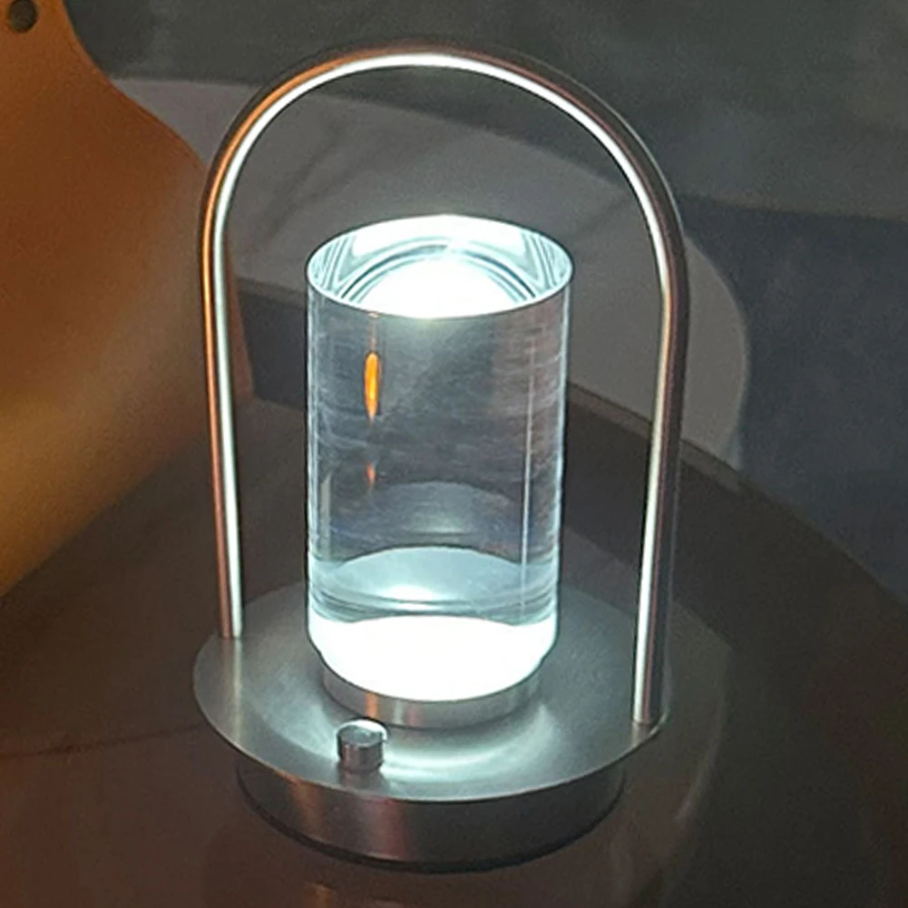 LED ضوء الليل 3 ألوان الإضاءة الجدول مصباح اللمس الاستشعار ضوء الغلاف الجوي لتزيين غرفة نوم المطعم #6