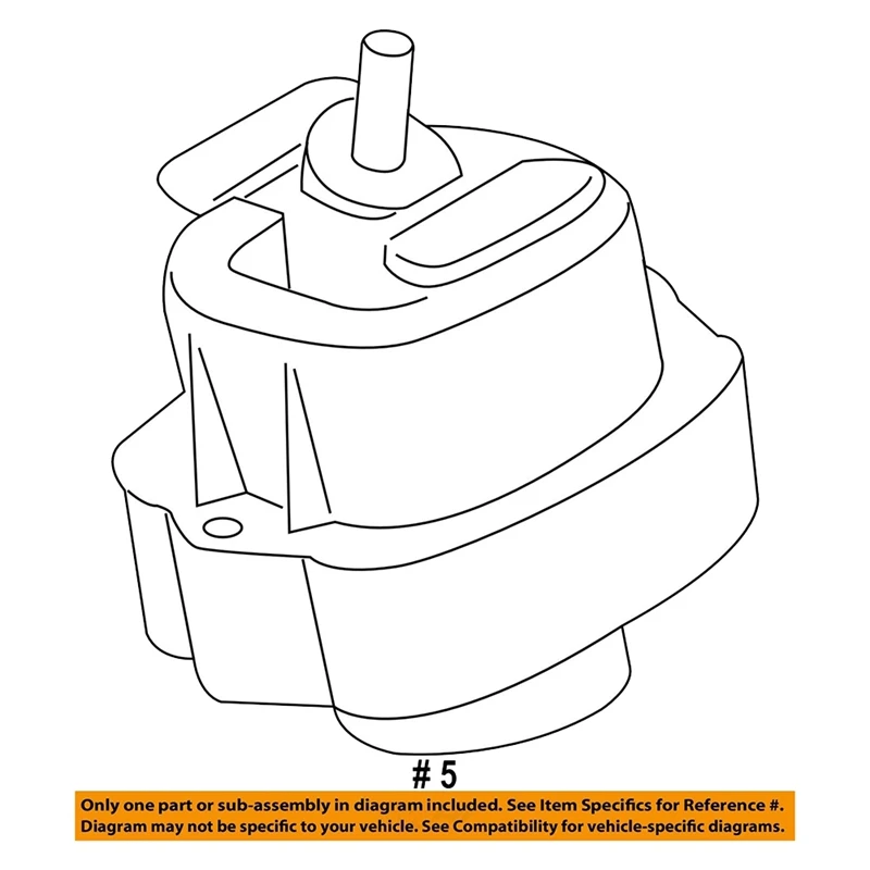 Car Motor Mount Torque Strut 22116864335 For BMW X5 F15 2013-2018 Engine Mounting Bracket Assembly