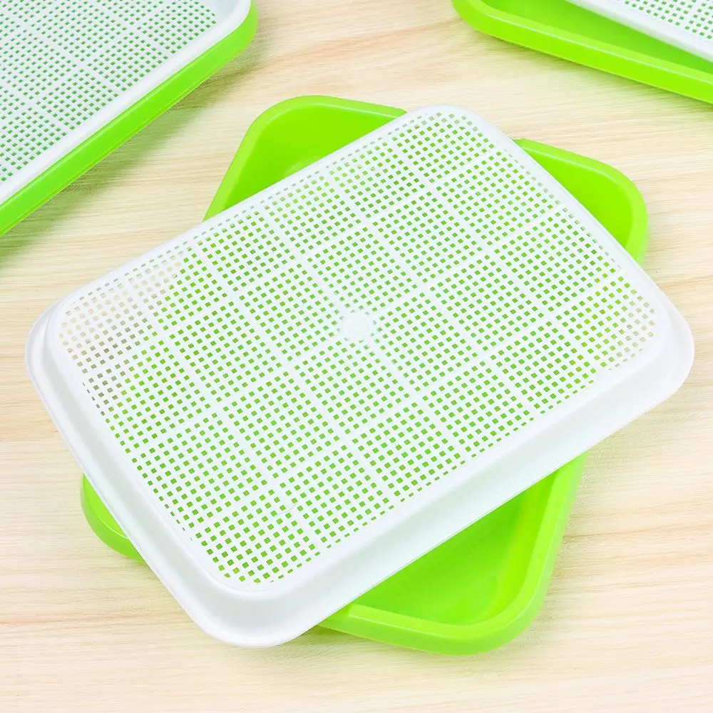 Outdoor Indoor Nursery Paper Hydroponic Tray Grow Nursery Pots Plant Box Seed Sprouter Tray Sprout Pot