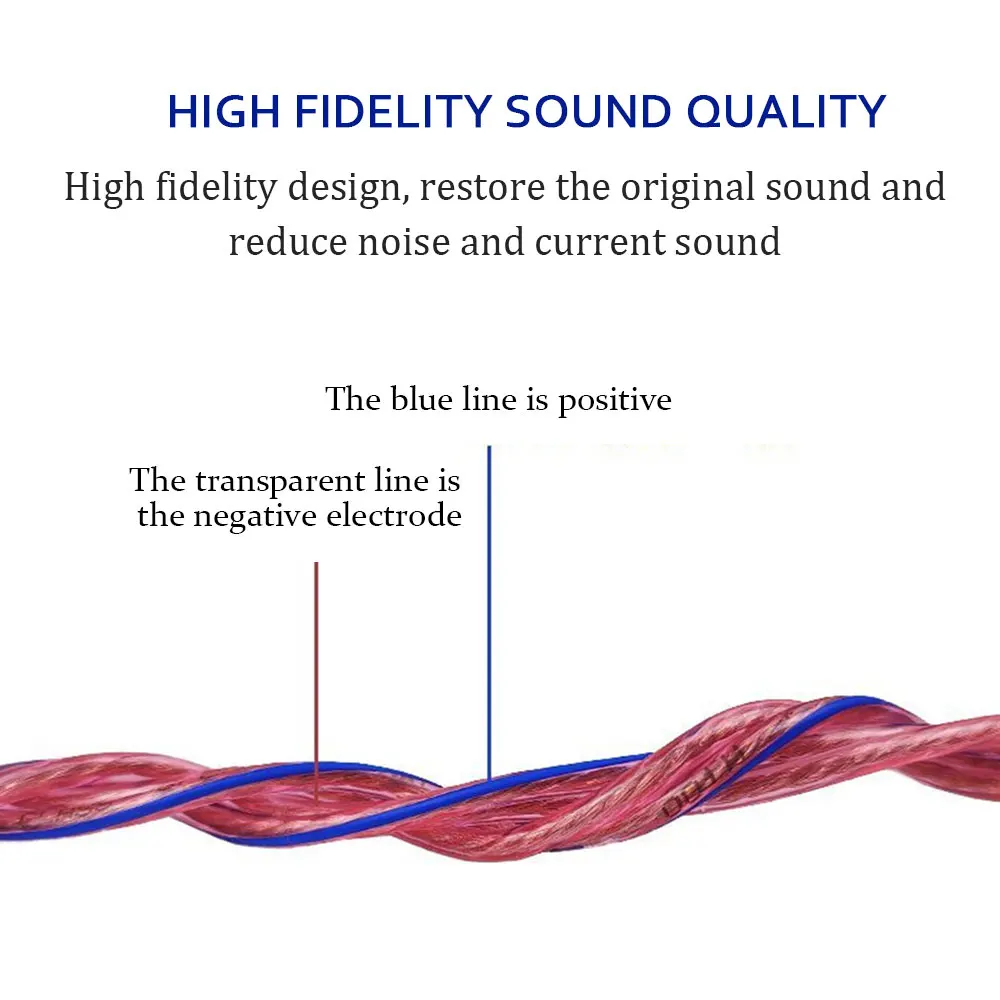 Музыкальный звук Hifi аудио DIY усилитель динамик кабели шнур из бескислородной меди Hifi аудио Amp CD проигрыватель кабель интерконнектора