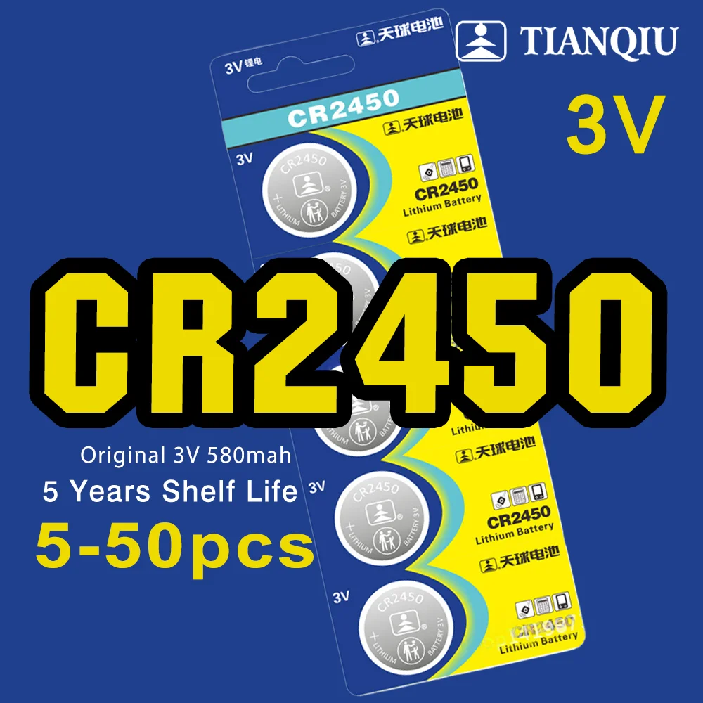 5-50PCS 3V CR2450 L…