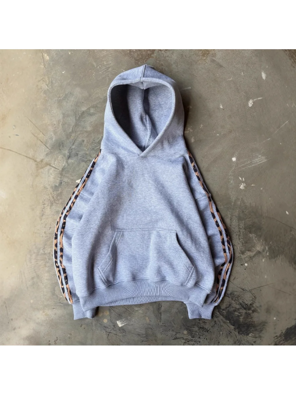 Zestaw: bluza z kapturem i spodnie w stylu New American Streetwear z alfabetem, styl China-Chic dla nastolatków, na wiosnę i jesień 2026