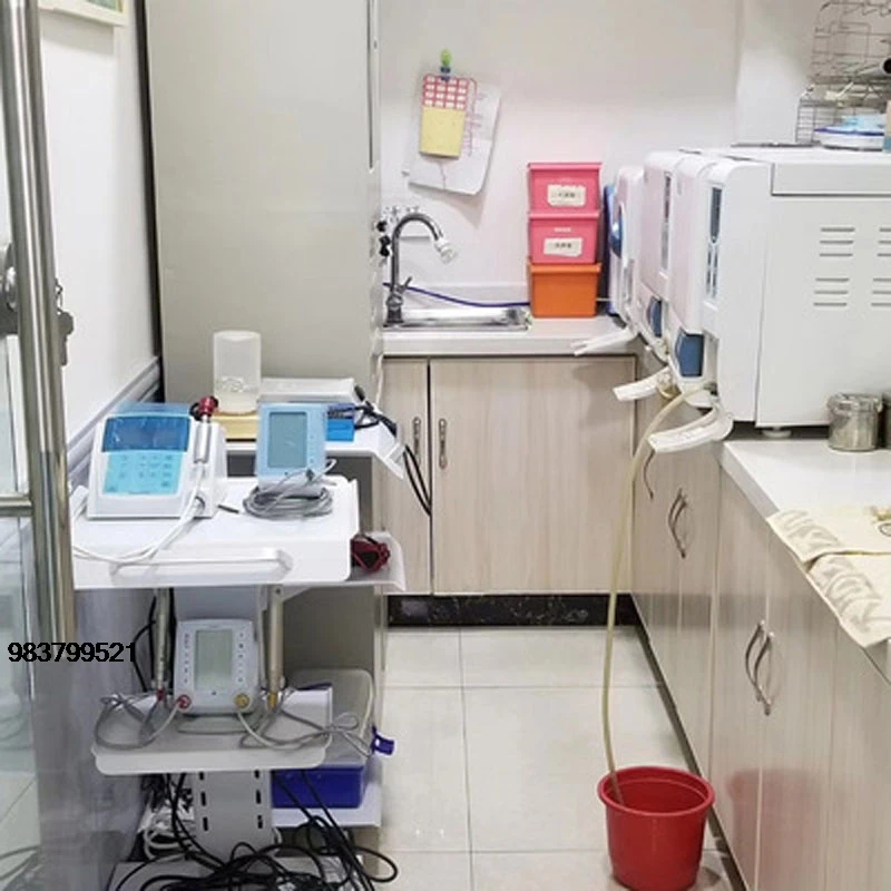 

Good Price NEW Dental Trolley 3 Shelves Metal Mobile Medical Tool Cart Built-in Socket.