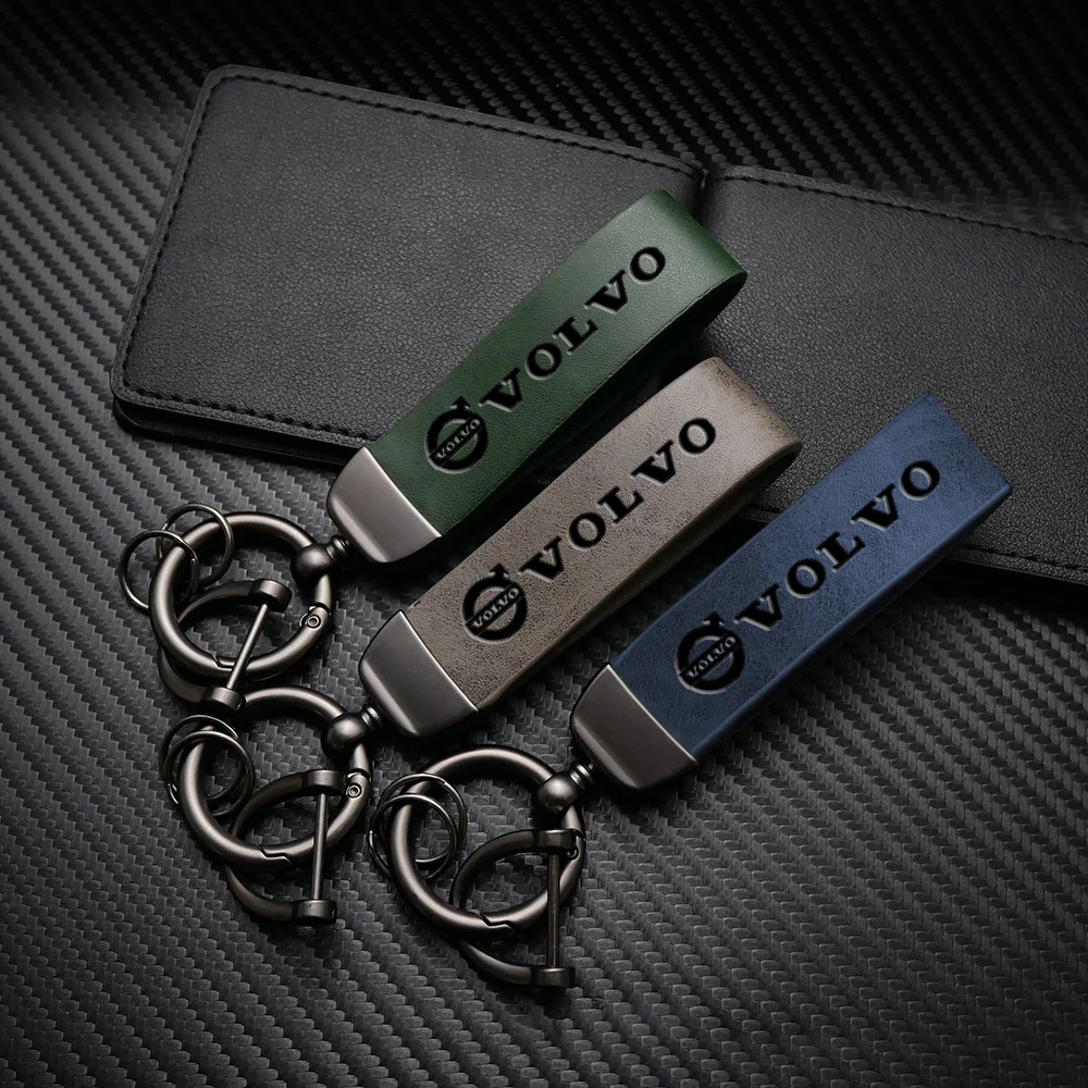 Porte-clés en alliage de Zinc pour voiture, Badge de marquage à chaud, accessoires pour Volvo Xc60 Xc90 V40 V60 S60 V50 V90 S80 C40 XC40 V70 XC70 C30