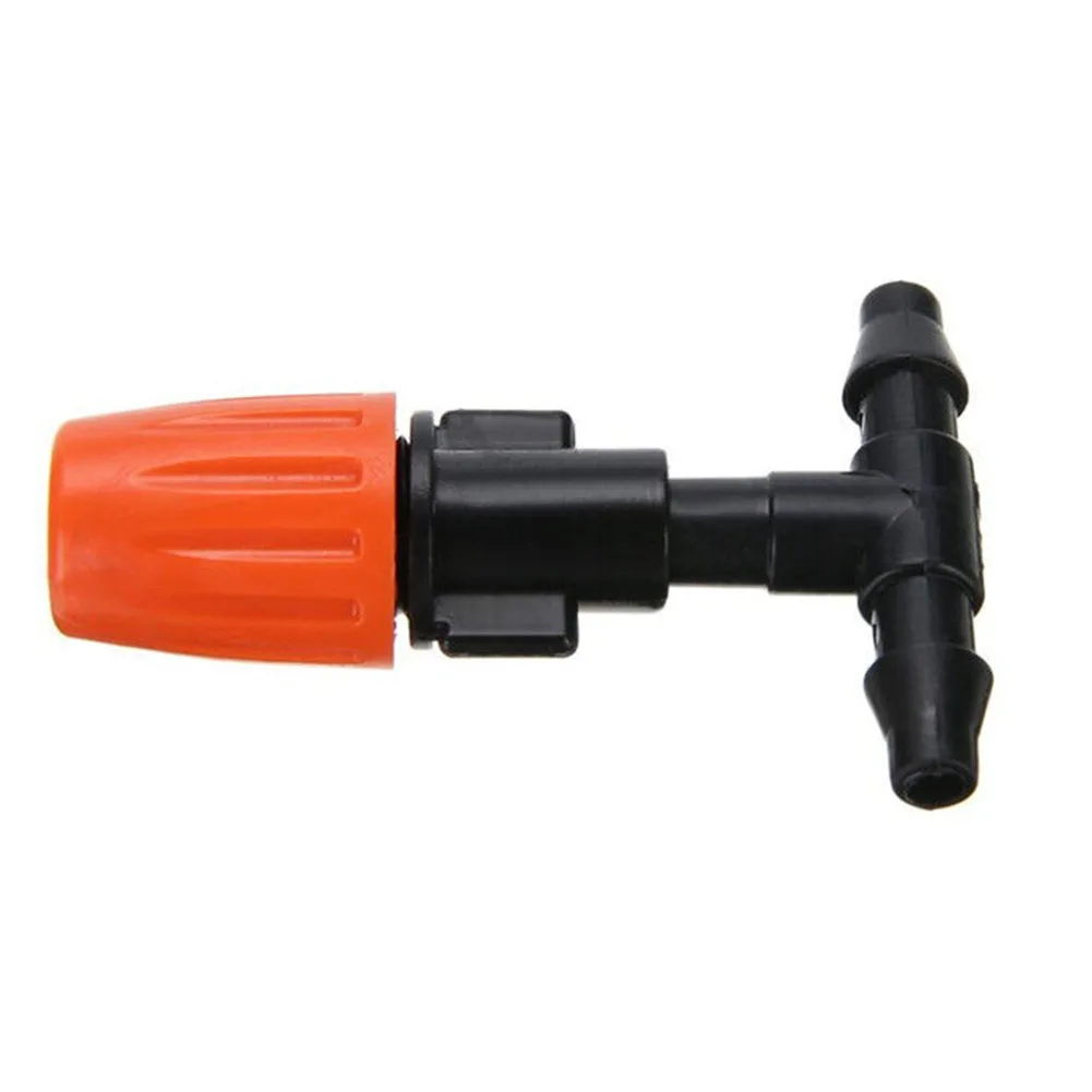 

20/50pcs Misting Sprinkler Nozzles 4/7 Tee Joints Single Head Adjustable Atomization Nozzle Garden Drip Irrigation Equipment