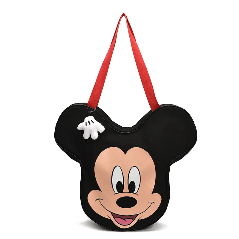 في المخزون ديزني حقيبة يد نسائية موضة عالية الجودة قماش حقيبة تسوق نسائية الكرتون سعة كبيرة حقيبة كتف نسائية