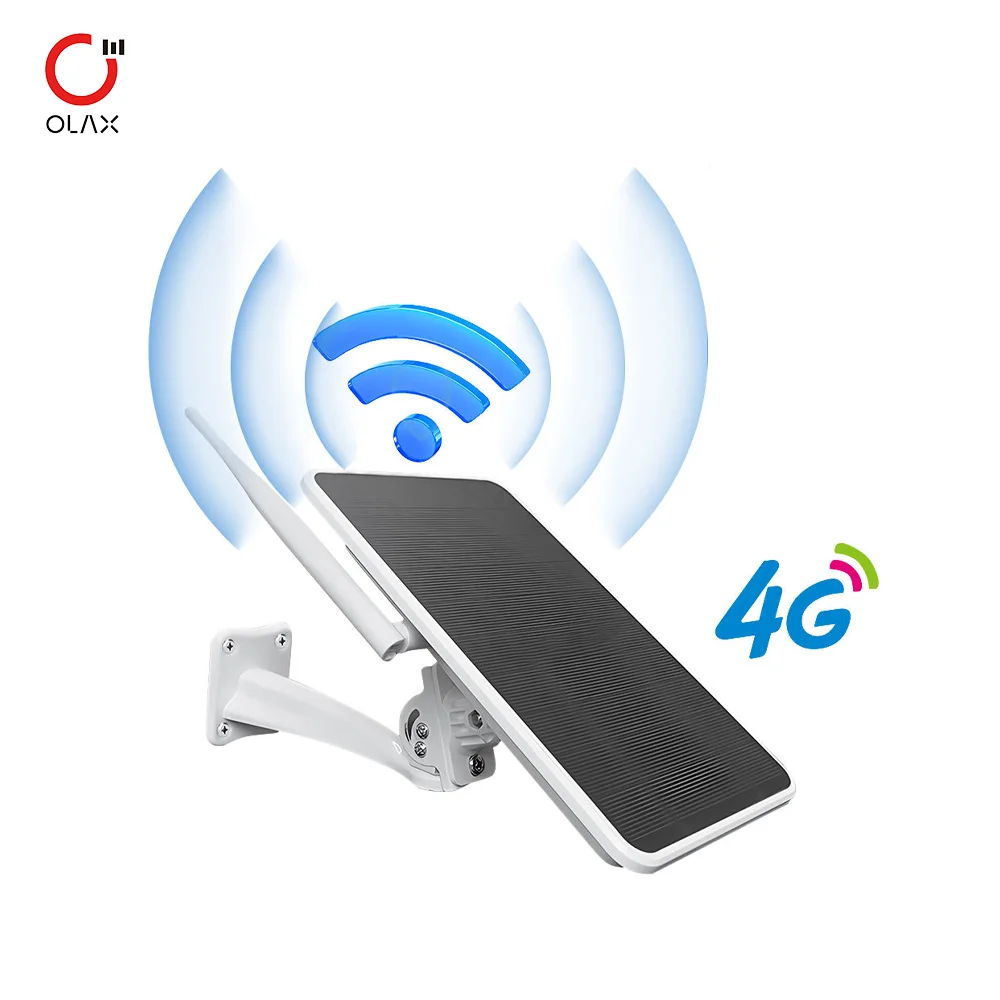 

OLAX Outdoor CPE Solar Panel Wifi Router Long Range Waterproof Wireless 4G LTE Modem SIM Card Solar Supply 4G Router