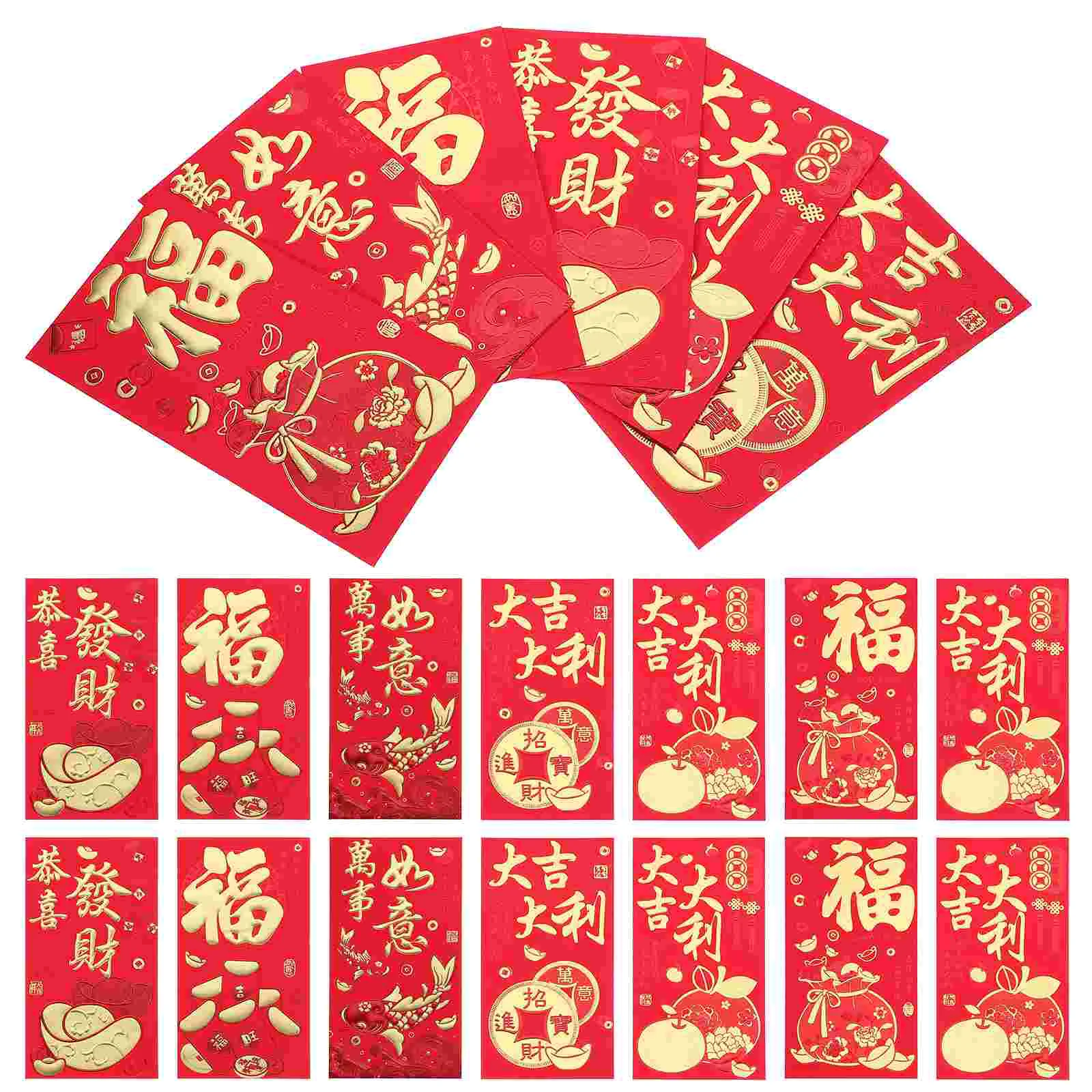 

Red Packet Envelopes Year of Festival Spring New Packets Chinese Style Paper