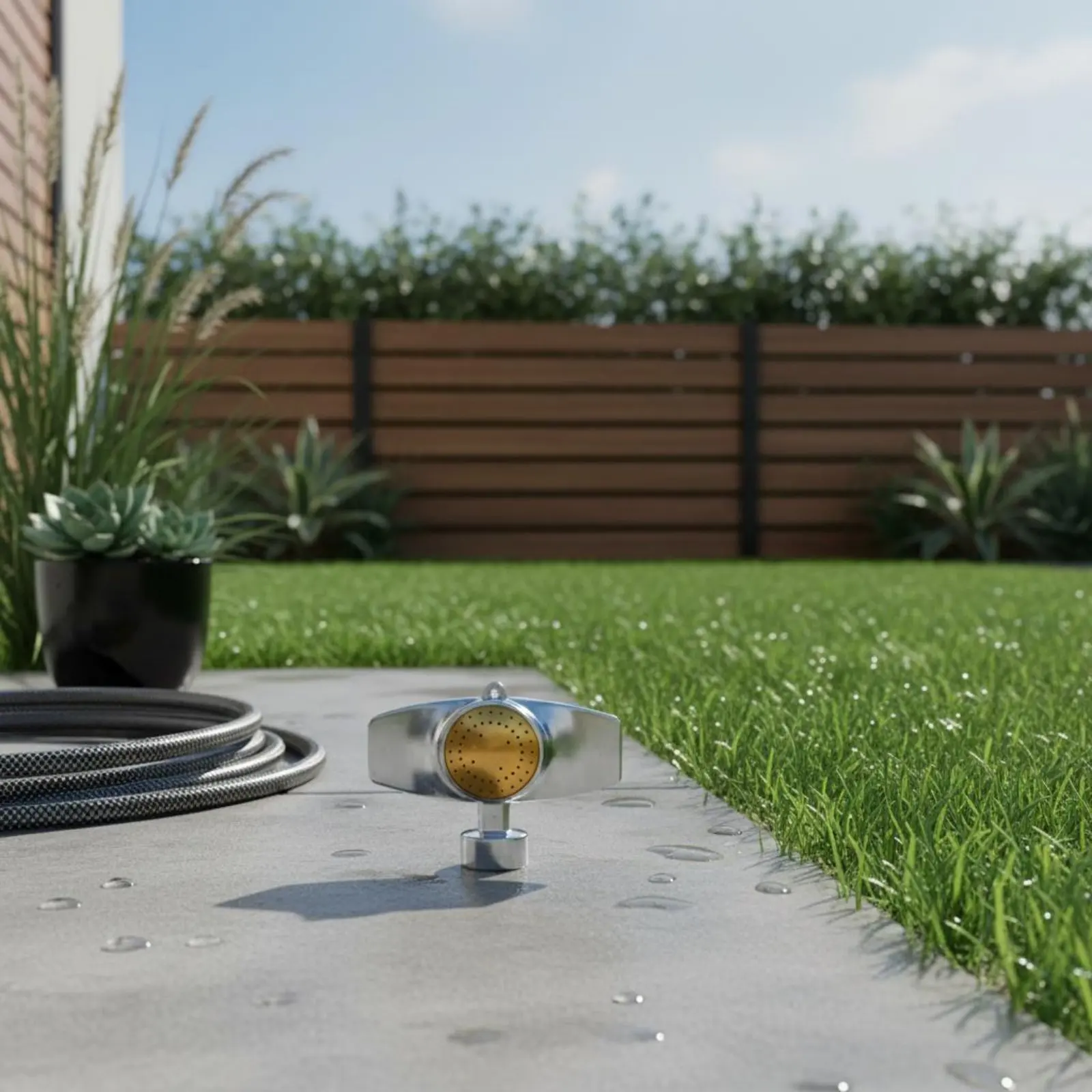 

360 Degree Sprinkler Head Alloy Material Garden Watering Spray Head Stationary Circular Spray Sprinkler Wide Coverage for Lawn