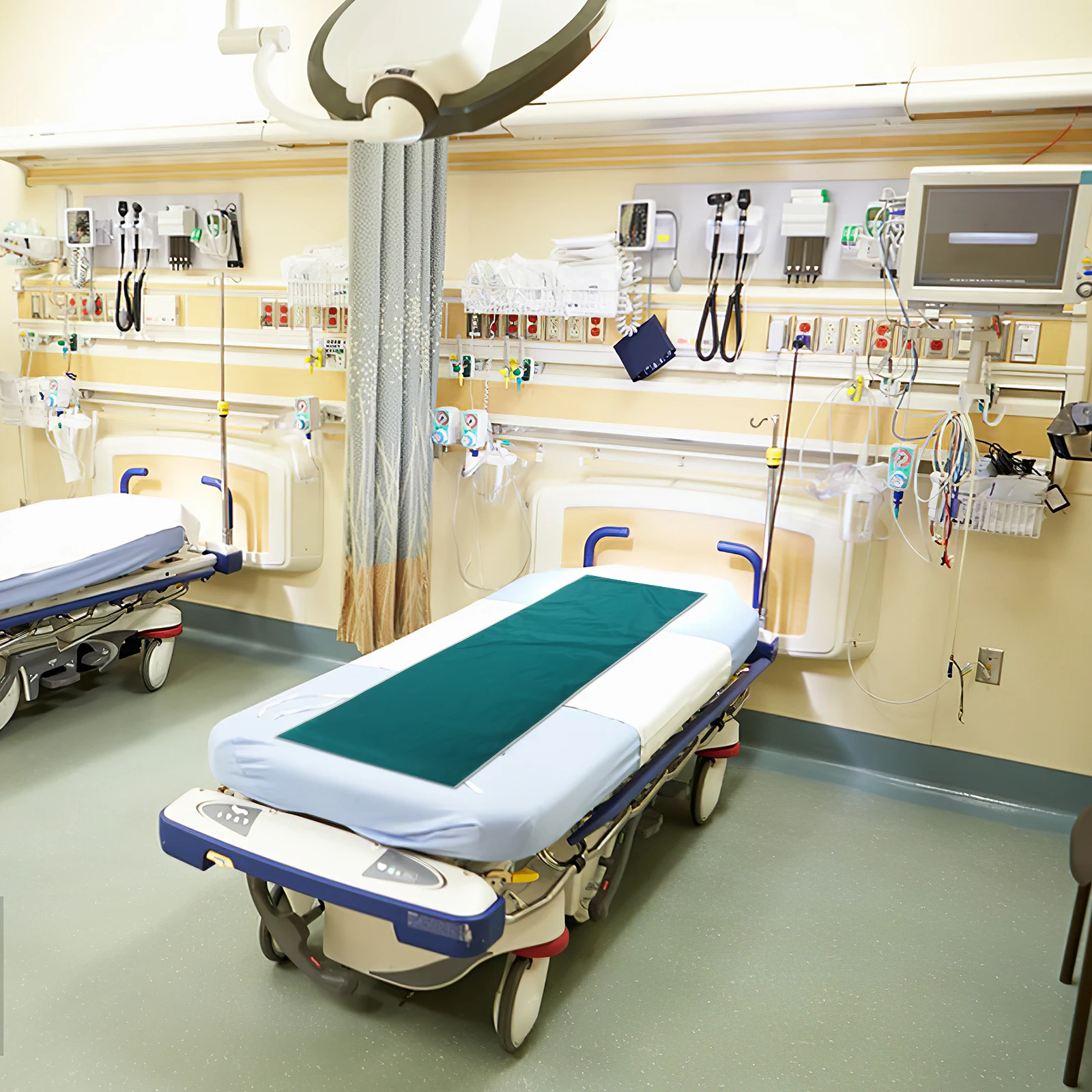 

Patient Care Transfer Cloth 180x75cm Green Elderly Patient Turning Pad Bedridden Moving Supplies Positioning