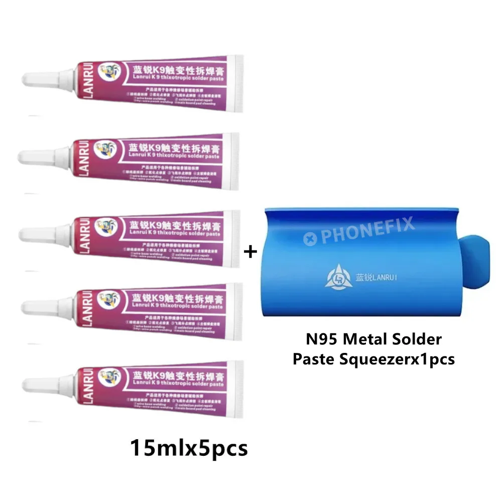 Lanrui M95 Metal Glue Extruder K9 Thixotropic Solder Paste for