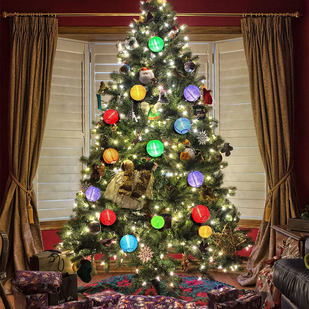 3.5M Lantern String Lights Outdoor Solar Powered Lamp Christmas Decor String Light 10 LEDS Lights For Backyard Tree Garden Party