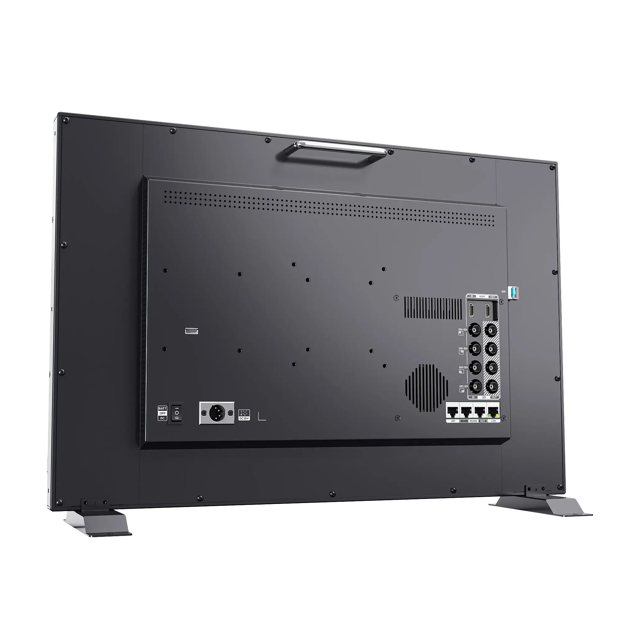 23.8 inch 8K 12G-SDI Broadcast Studio Production DCI-P3 BT2020 Color Gamut With 12G-SDI,12G-SFP, HDMI 2.0 input