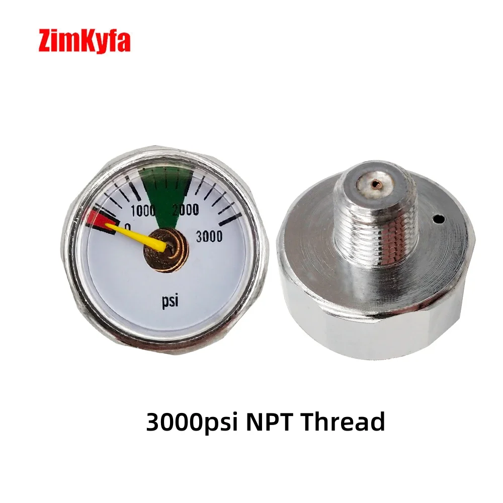 HPA Mini 1/8BSPP 1/8NPT Manometer Manometer Gasflasche Nachfüllregler Armaturen – Detail 14