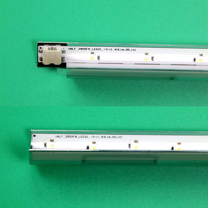 2PCS/Set TV's Illumination Bar V6LF_395SFA/B_LED21_-3-11_R3 BN96-39721A 39720A Backlight Strips Louvre 39.5