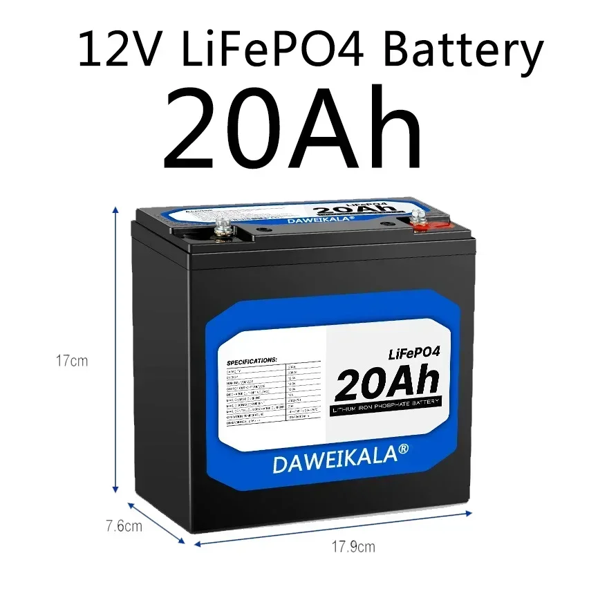 12V 24V 36V 48v battery pack  20Ah lifepo4 battery Real capacity for electric bicycle ebike 48V Replacing lead-acid battery