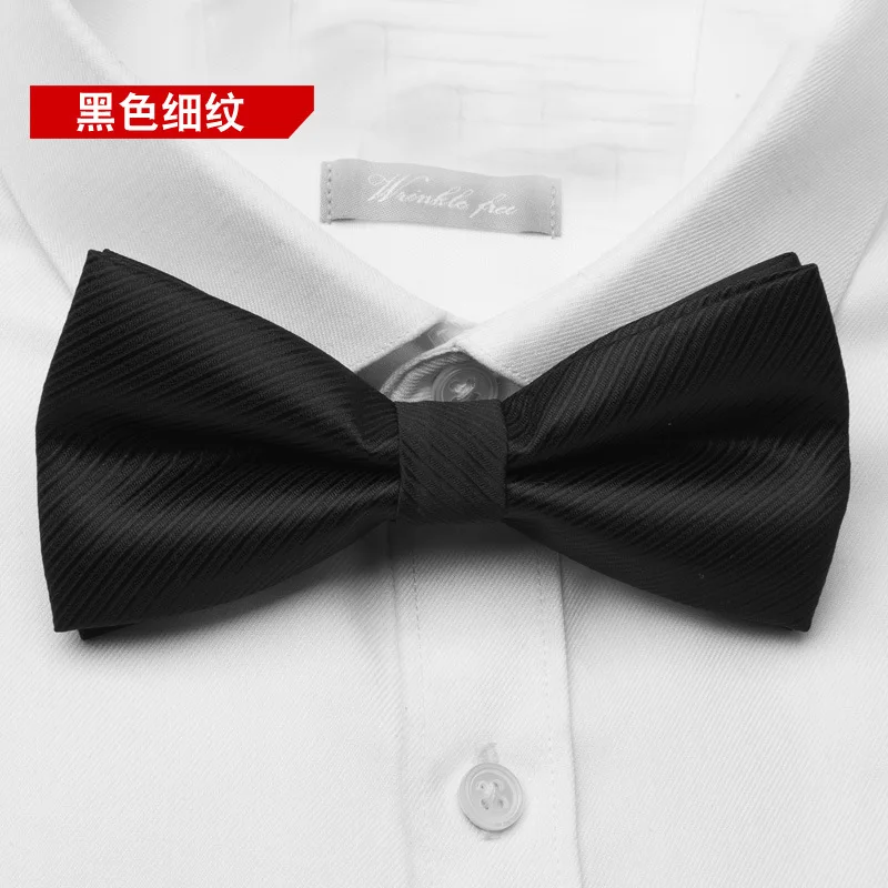 Bow Tie, Children\'s Wine Red, Black Formal Shirt, Men\'s British and Korean Version Bow Tie, Party Accessories