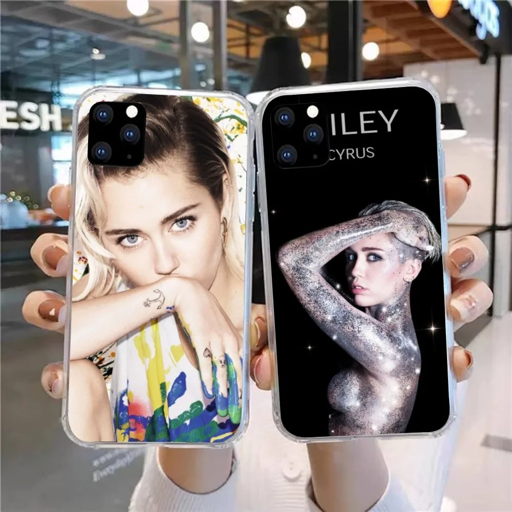 Cool Miley Cyrus Mobile Cell Phone Case for Huawei P50 P40 P30 Pro Mate 40 30 Pro Nova 8 8i Y7P Honor Clear Phone Cover Funda