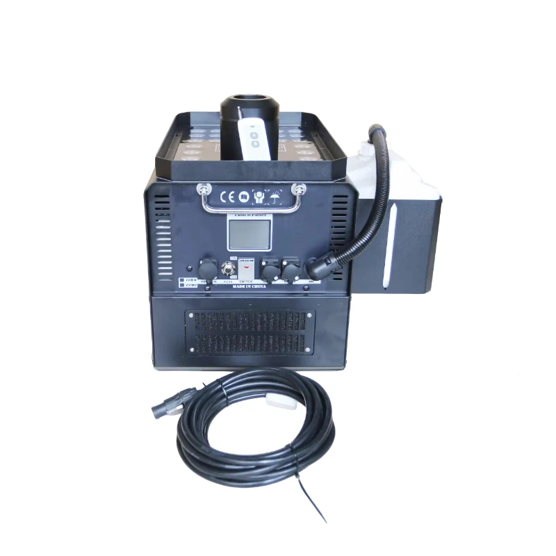 3500W Smoke Fog Jet Machine Rainproof DMX512 Fogging Machine LED RGB Air Gas Column Machine for Stage Concert Show Party Wedding