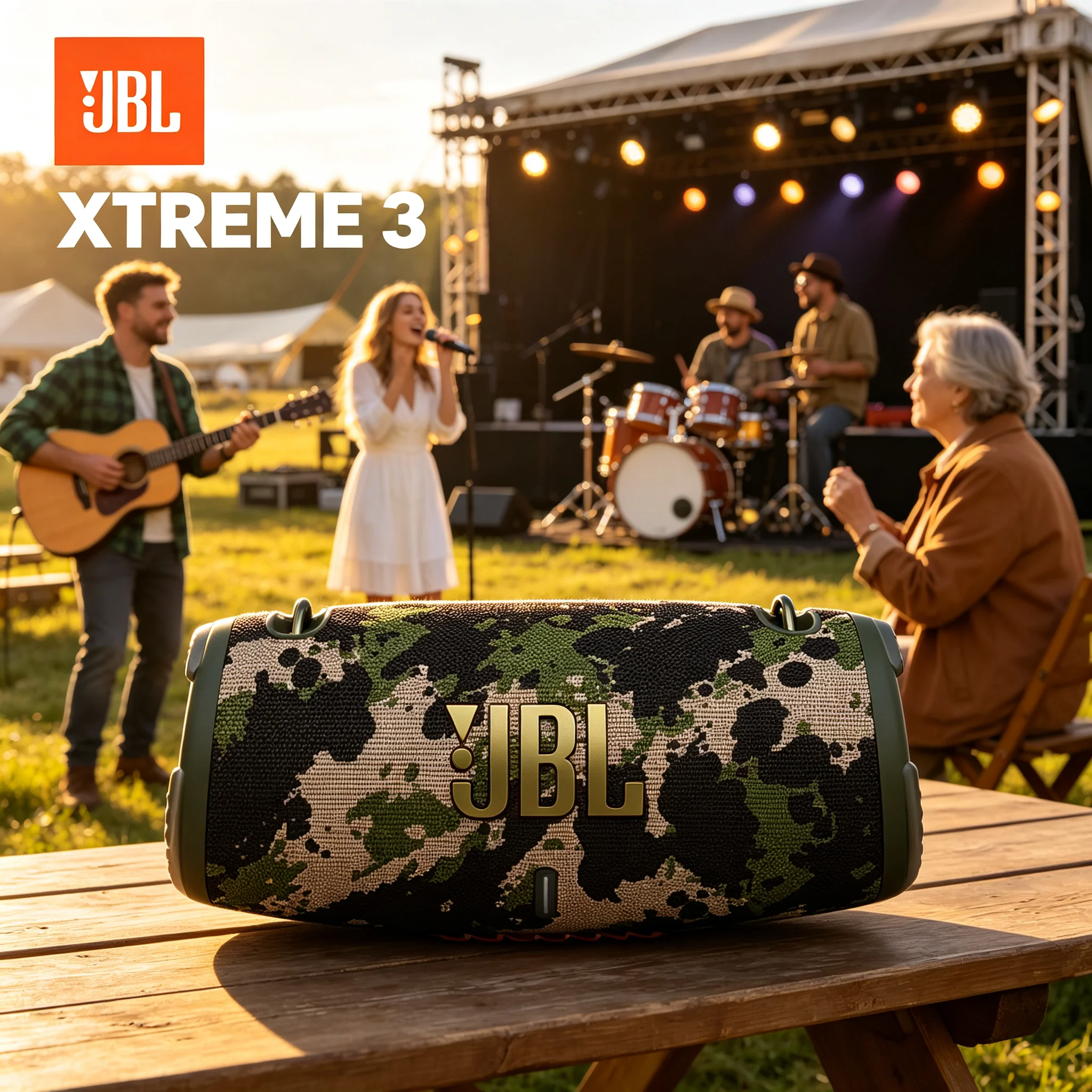Xtreme Outdoor Adventure - Speaker Portabel JBL XTREME 3, Tahan