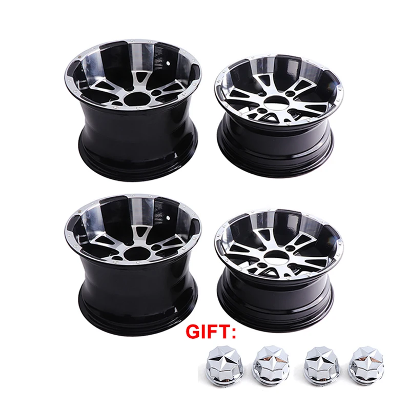 4 Pcs 12 inch Aluminum Alloy Wheel Hub 12x6 12x8 Rim For 150cc200cc 250cc 300cc ATV Go kart UTV Buggy Golf Cart Quad Bike Parts