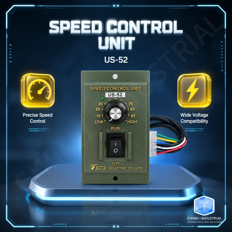 【CHIMU INDUSTRIAL】 for US-52 Geared Motor Speed Controller 6W-250W AC 220V
