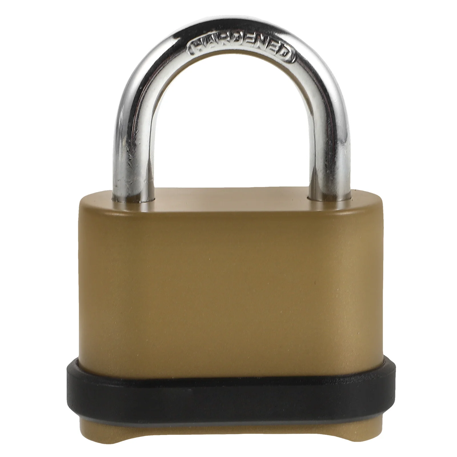 

Password Lock Zinc Alloy Keyless Combination Padlock For Locker Toolbox Bike Storage Outdoor Weatherproof Durable Black