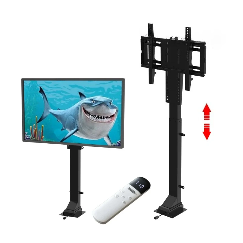 

Моторизованная стальная подставка для телевизора X-S Monitor Stand Outdoor с дистанционным управлением, регулируемая по высоте, электрическая, для телевизоров 32-70 дюймов