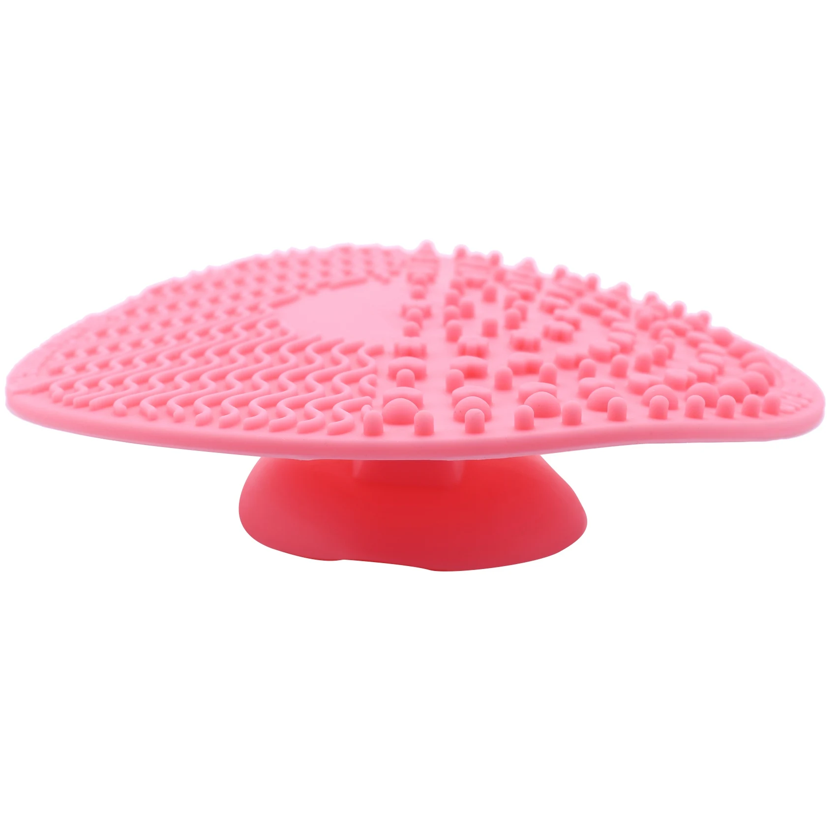 Silicone Makeup Brush Cleansing Pad, Maquiagem Brush Cleaner, Tapete de limpeza, Lavagem Scrubber, Ferramentas Cosméticas, Rosa