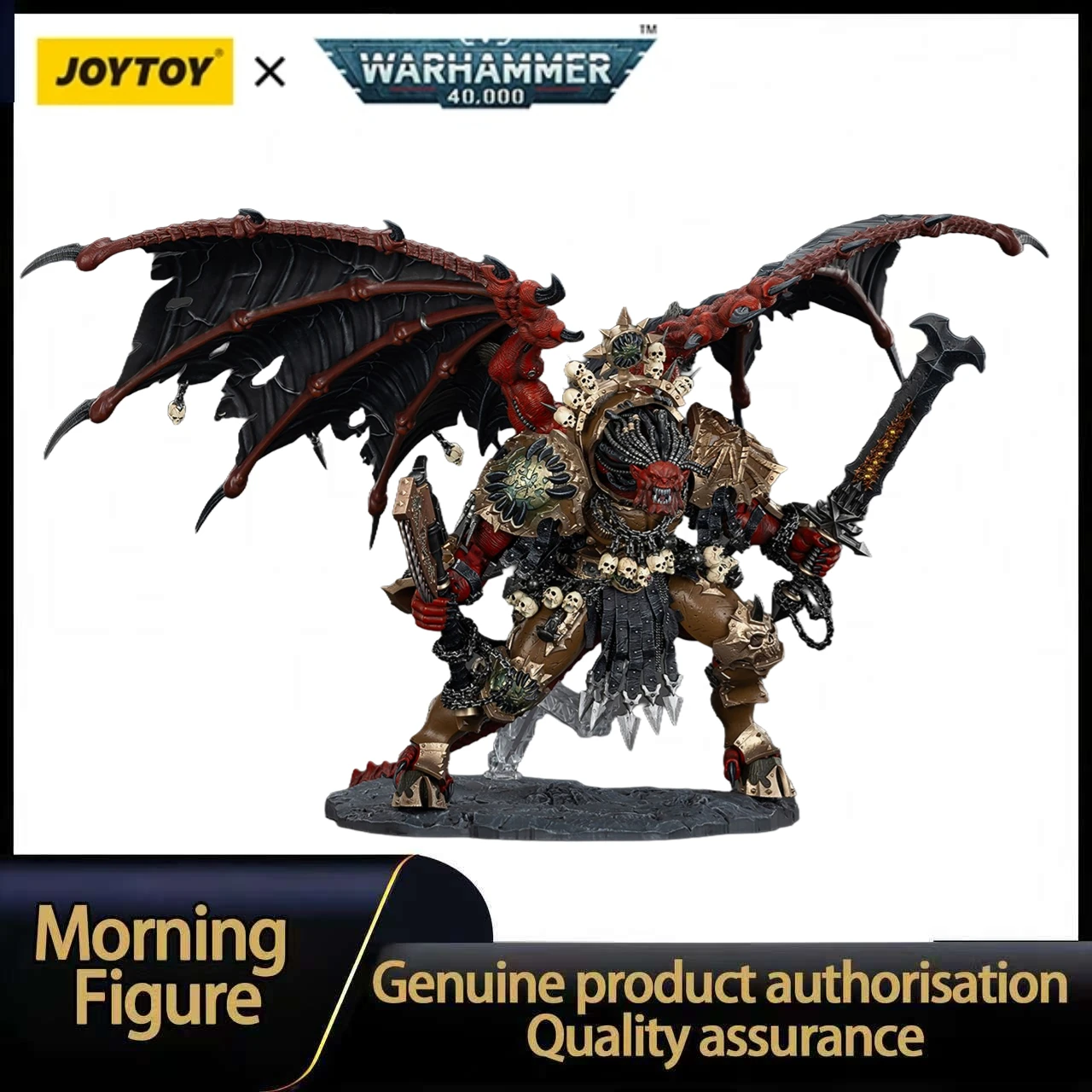 

В наличии: Коллекционная фигурка JOYTOY Warhammer 40K World Eaters Angron Daemon Primarch Of Khorne, масштаб 1/18