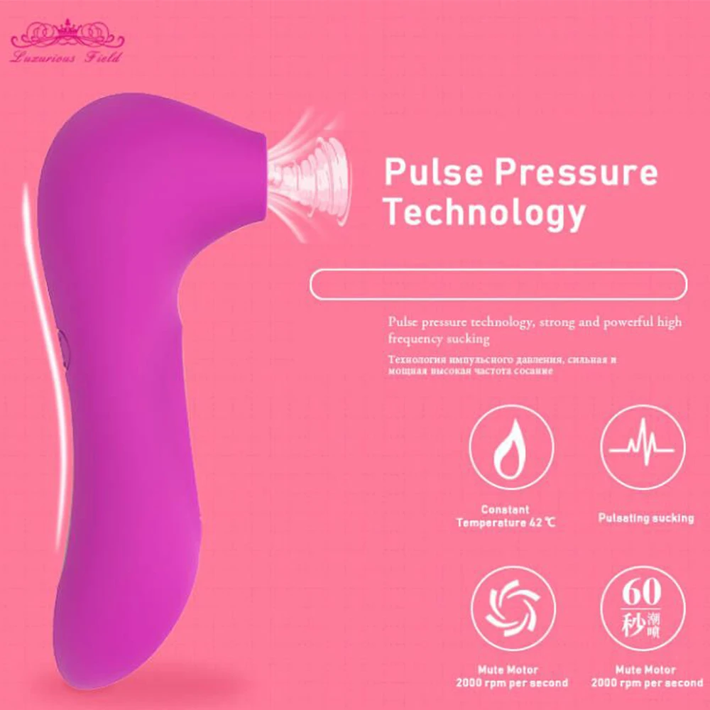 Sucking Vibrator Female G Spot  Clitoris Nippele Stimulator Vagina Massager Female Vacuum Suction Masturbator Sex Toy for Women