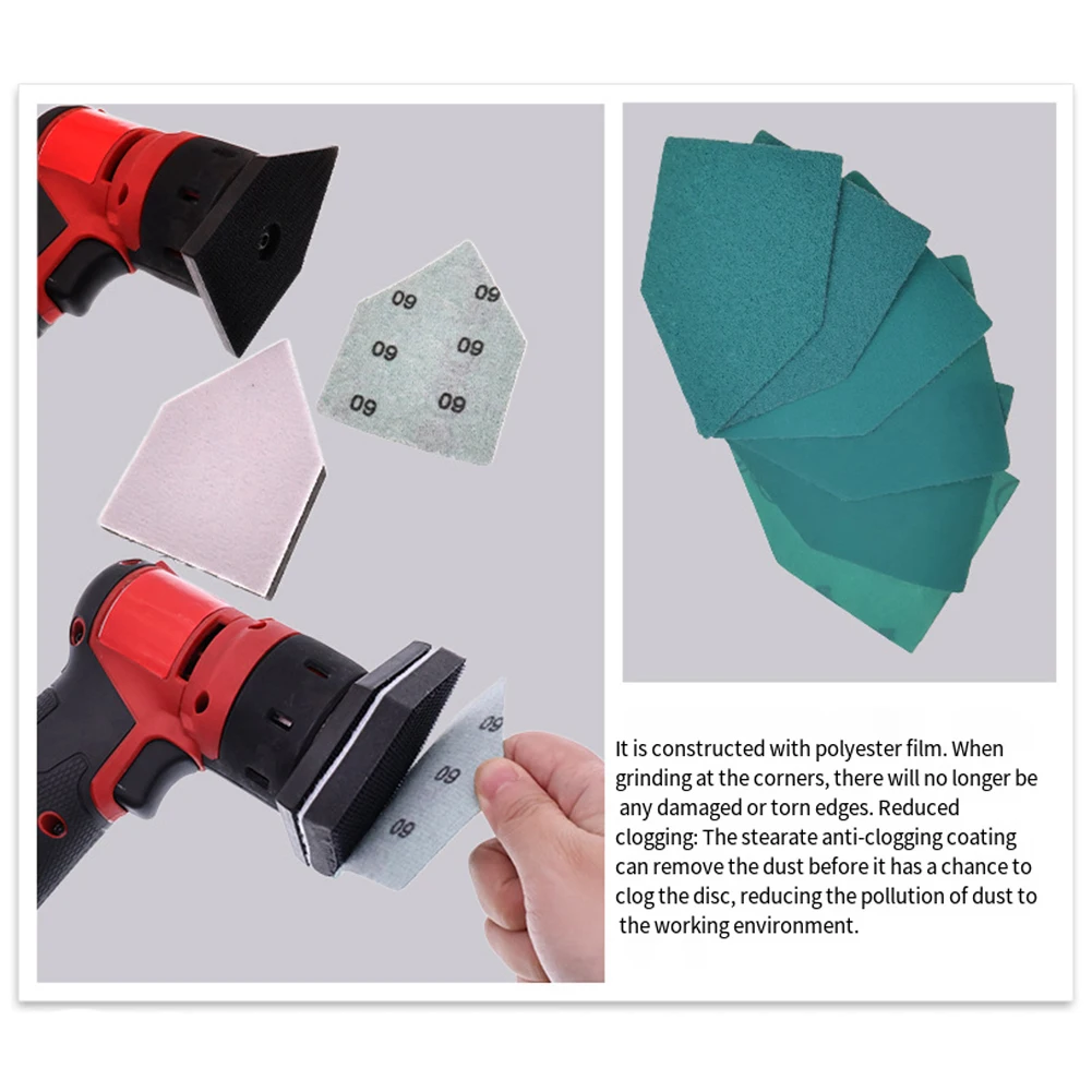 

Набор сверхпрочной наждачной бумаги, 80 предметов, зернистость 60–240, подходит для шлифовальных машин, дерева, металла, камня, кожи, стекла и пластика. 65*92 мм.