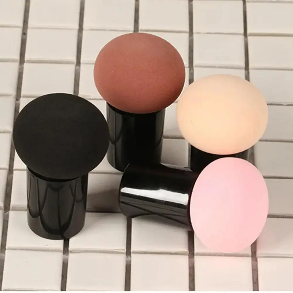 Random Color Mushroom Head Cosmetic Puff With Protective Cushion Powder Makeup Cap Puff Air Sponge Egg Makeup Loose Foundat W1V1