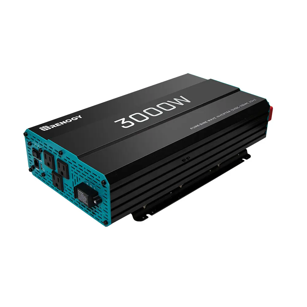 

Renogy 3000W Pure Sine Wave Inverter 12V DC to 120V AC Converter Off-Grid Solar Power Inverter