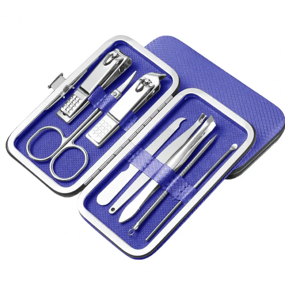 1 Set Portable Nail Clipper Set Space-saving Professional Manicure Cutters Universal Nail Scissors Tool With Box