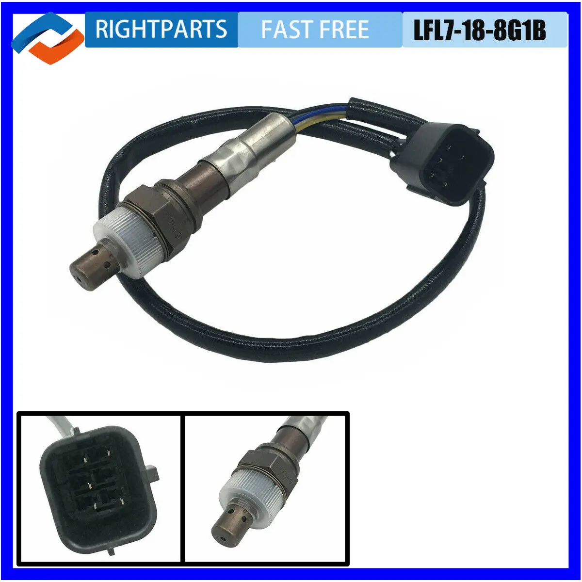 

RIGHTPARTS LF8R-18-8G1 Lambda Oxygen Sensor For Mazada 3 2006-2009 2.0L 2.3L Mazda 5 2008-2009 Car Sensor For Mazda LF8R188G1