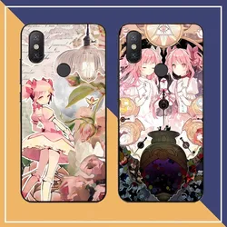 Capa de telefone Magical Girl Madoka Magica, Samsung S 20 21 22 23 Plus Ultra, Redmi Note 8 9 10 11, Huawei Y 5 6 9